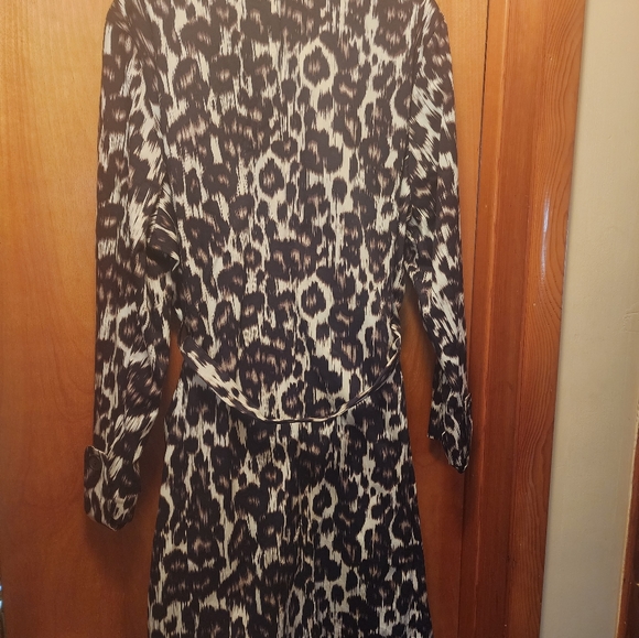 Leopard Print Women's Coat - Picture 2 of 2